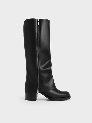 Charles & Keith - Louise Side-Zip Knee-High Boots - Charles & Keith - Modalova