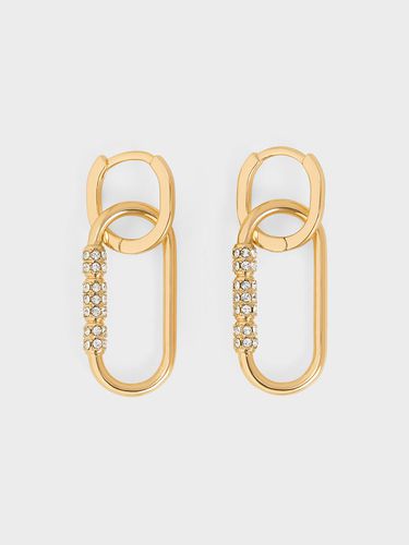 Charles & Keith - Reagan Crystal Drop Earrings - Charles & Keith - Modalova