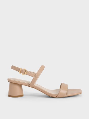 Charles & Keith - Cylindrical Heel Back Strap Sandals - Charles & Keith - Modalova