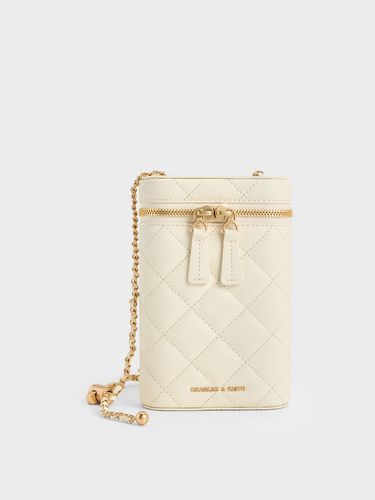 Charles & Keith - Mini Apfra Quilted Elongated Bag - Charles & Keith - Modalova