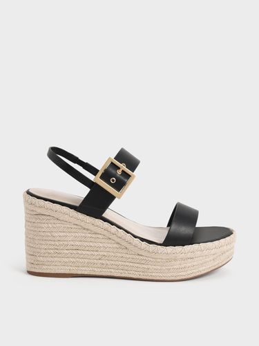 Charles & Keith - Buckled Espadrille Wedges - Charles & Keith - Modalova