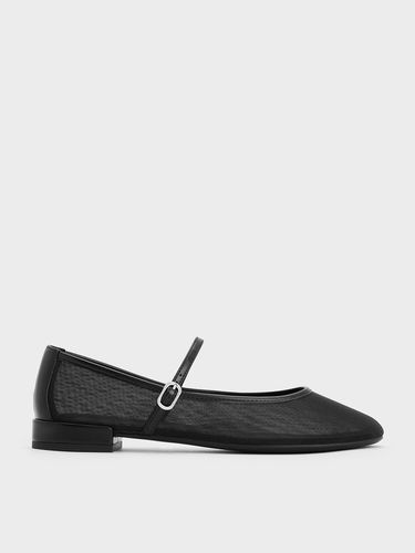 Charles & Keith - Gertrude Mesh Mary Jane Flats - Charles & Keith - Modalova