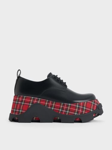 Charles & Keith - Triana Checkered Chunky Oxfords - Charles & Keith - Modalova