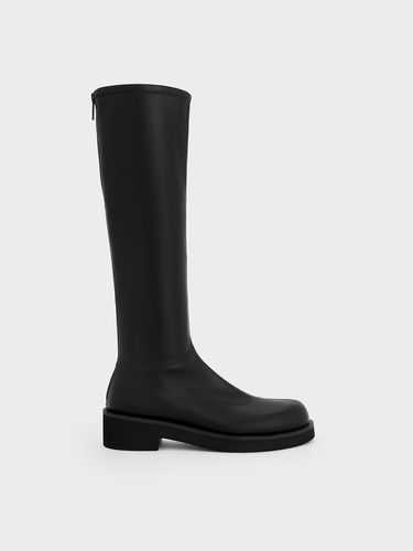 Charles & Keith - Chunky-Sole Knee-High Boots - Charles & Keith - Modalova