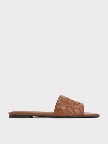 Charles & Keith - Ivette Woven Slide Sandals - Charles & Keith - Modalova
