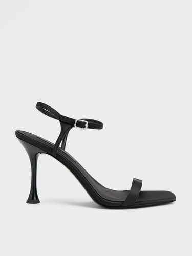 Charles & Keith - Spool Heel Satin Sandals - Charles & Keith - Modalova