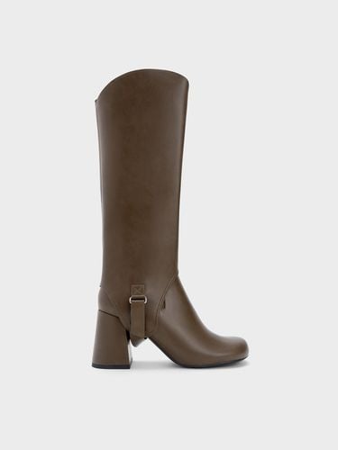 Charles & Keith - Gigi Block Heel Knee-High Boots - Charles & Keith - Modalova