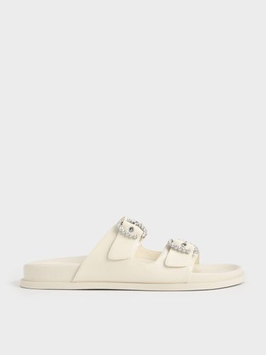 Charles & Keith - Embellished Buckle Sandals - Charles & Keith - Modalova