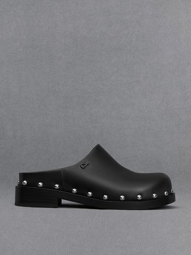 Charles & Keith - Leather Studded Clogs - Charles & Keith - Modalova