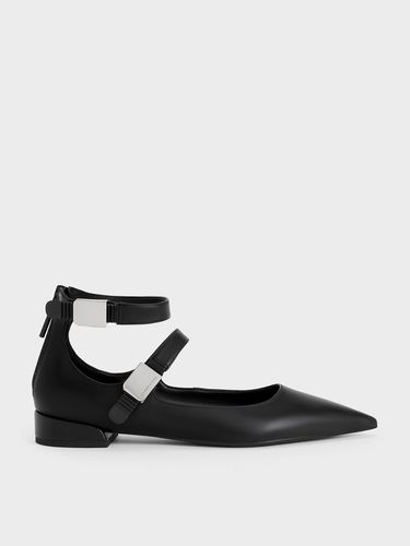 Charles & Keith - Robbie Pointed-Toe Mary Jane Flats - Charles & Keith - Modalova