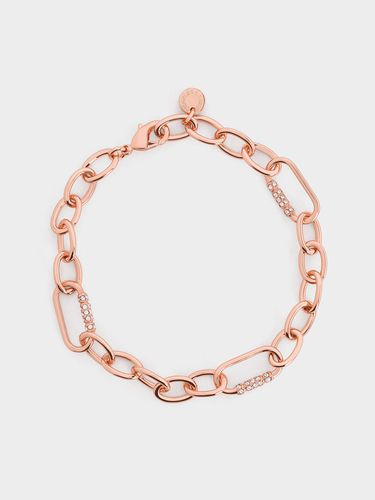 Charles & Keith - Reagan Crystal Chain-Link Bracelet - Charles & Keith - Modalova