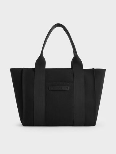 Charles & Keith - Large Kay Canvas Tote Bag - Charles & Keith - Modalova