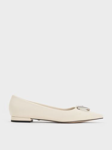 Charles & Keith - Gabine Leather Ballerinas - Charles & Keith - Modalova