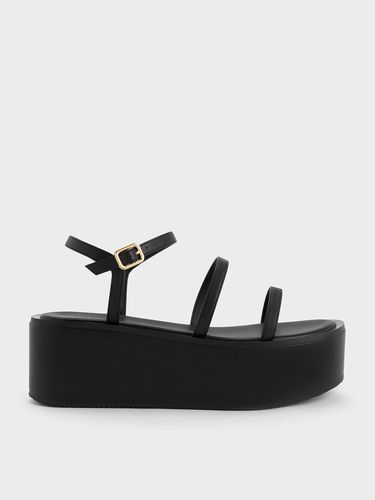 Charles & Keith - Strappy Flatform Wedge Sandals - Charles & Keith - Modalova