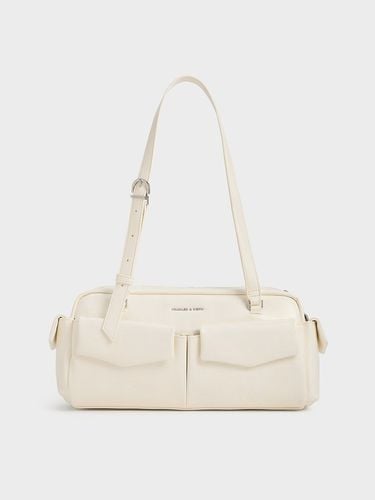 Charles & Keith - Rachel Elongated Multi-Pocket Shoulder Bag - Charles & Keith - Modalova