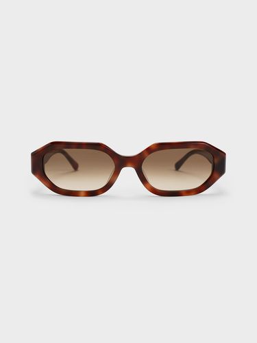 Charles & Keith - Gabine Recycled Acetate Oval Sunglasses - Charles & Keith - Modalova