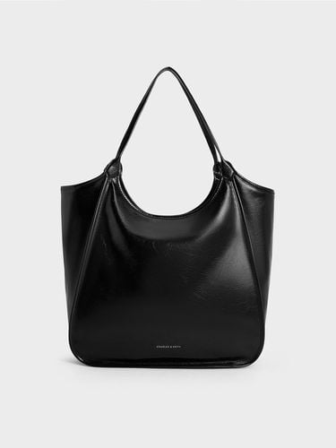 Charles & Keith - Sianna Crinkle-Effect Slouchy Tote Bag - Charles & Keith - Modalova