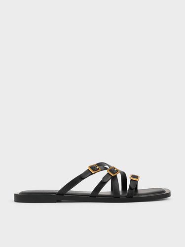 Charles & Keith - Strappy Buckled Slide Sandals - Charles & Keith - Modalova