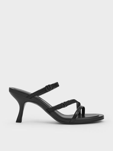 Charles & Keith - Strappy-Lace Thong Sandals - Charles & Keith - Modalova