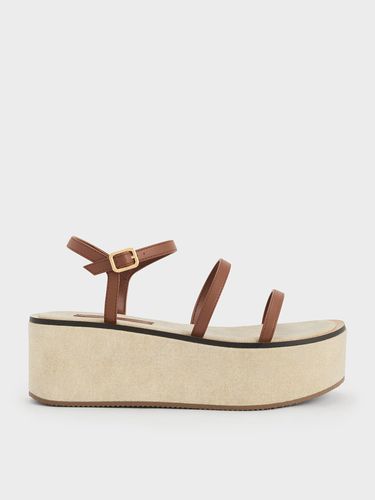 Charles & Keith - Strappy Flatform Wedge Sandals - Charles & Keith - Modalova