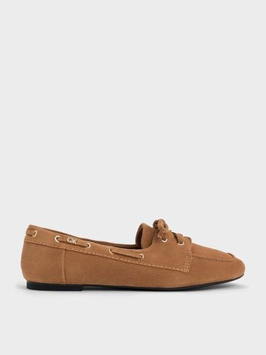 Charles & Keith - Kori Suede Boat Shoes - Charles & Keith - Modalova