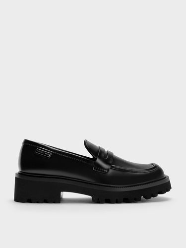 Charles & Keith - Remy Covered Ridge-Sole Loafers - Charles & Keith - Modalova