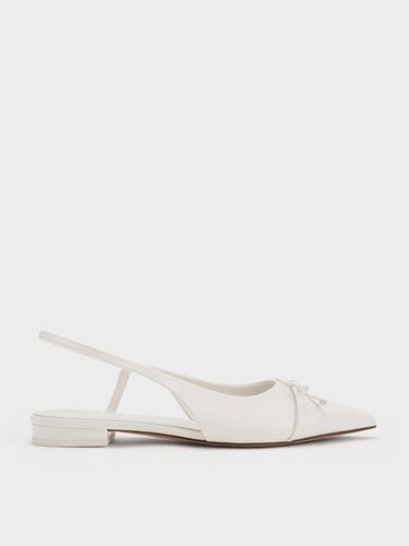 Charles & Keith - Bow Pointed-Toe Slingback Ballerinas - Charles & Keith - Modalova