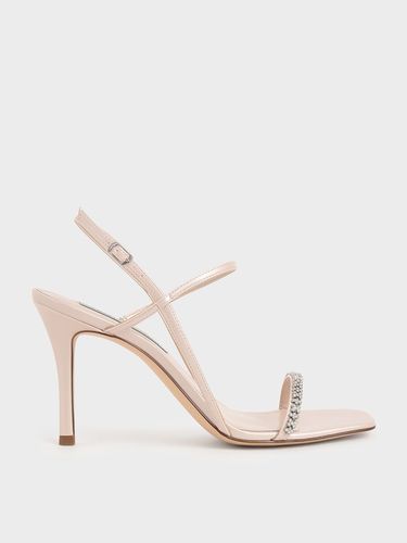 Charles & Keith - Gem-Embellished Strappy Sandals - Charles & Keith - Modalova