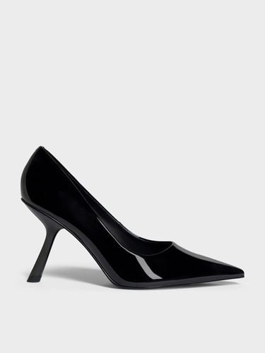 Charles & Keith - Patent Slant-Heel Pointed-Toe Pumps - Charles & Keith - Modalova