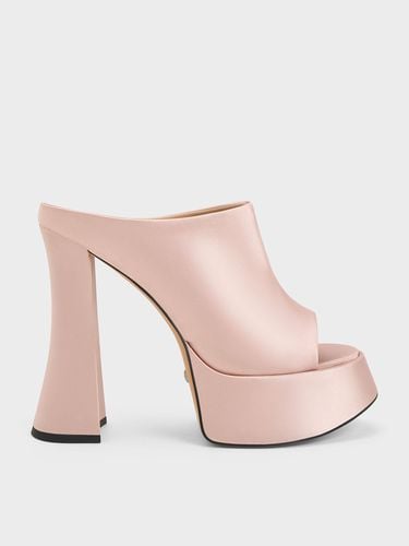 Charles & Keith - Delphine Recycled Polyester Platform Mules - Charles & Keith - Modalova