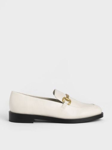 Charles & Keith - Metallic Accent Loafers - Charles & Keith - Modalova