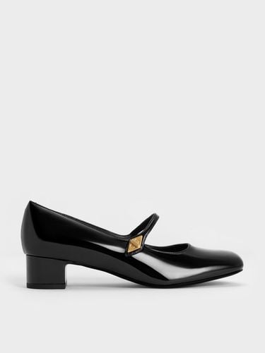 Charles & Keith - Metallic Accent Mary Jane Pumps - Charles & Keith - Modalova