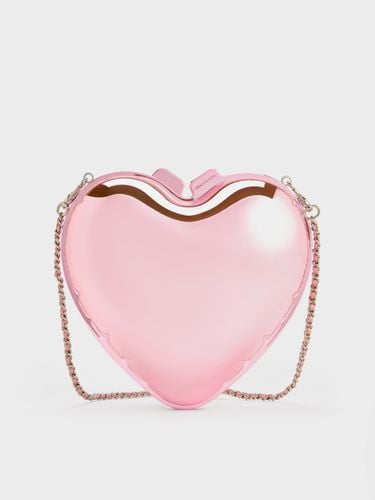 Charles & Keith - Metallic Heart Crossbody Bag - Charles & Keith - Modalova