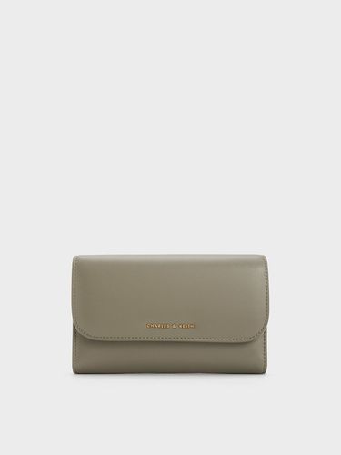 Charles & Keith - Magnetic Front Flap Long Wallet - Charles & Keith - Modalova