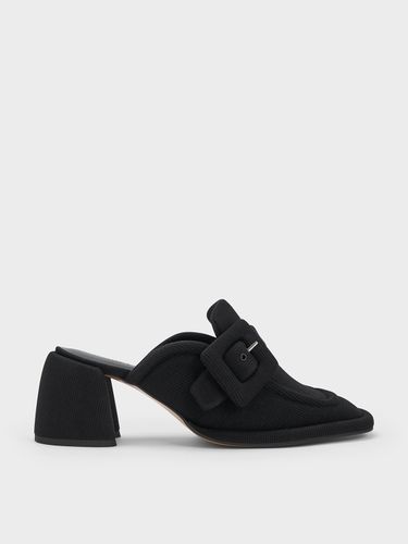 Charles & Keith - Sinead Woven Buckled Loafer Mules - Charles & Keith - Modalova