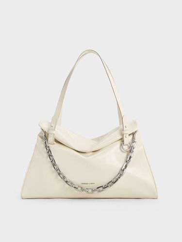 Charles & Keith - Andromeda Chain-Handle Trapeze Tote Bag - Charles & Keith - Modalova