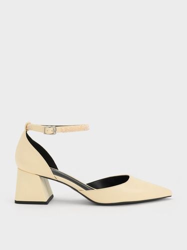 Charles & Keith - Beaded Ankle-Strap D'Orsay Pumps - Charles & Keith - Modalova