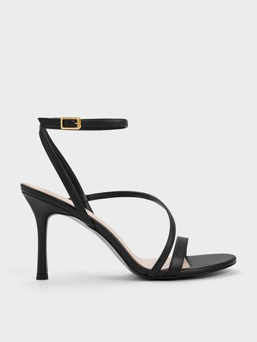 Charles & Keith - Asymmetric Strappy Heeled Sandals - Charles & Keith - Modalova