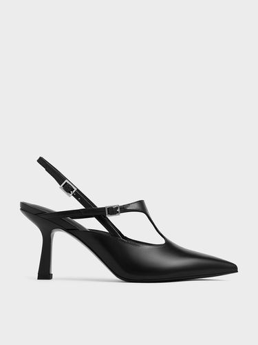 Charles & Keith - Cut-Out Pointed-Toe Slingback Pumps - Charles & Keith - Modalova