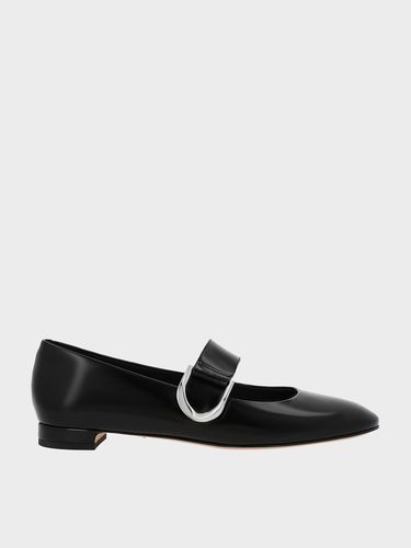 Charles & Keith - Gabine Leather Mary Janes - Charles & Keith - Modalova