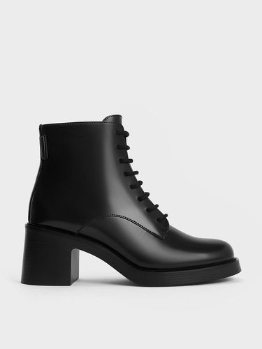 Charles & Keith - Hester Block Heel Ankle Boots - Charles & Keith - Modalova