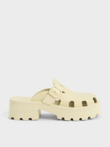 Charles & Keith - Mae Buckled Platform Mules - Charles & Keith - Modalova