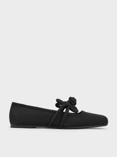 Charles & Keith - Clover-Knot Mary Jane Flats - Charles & Keith - Modalova