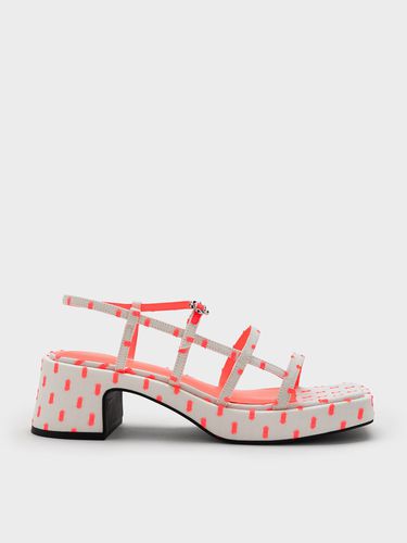 Charles & Keith - Selene Flower-Buckle Strappy Sandals - Charles & Keith - Modalova