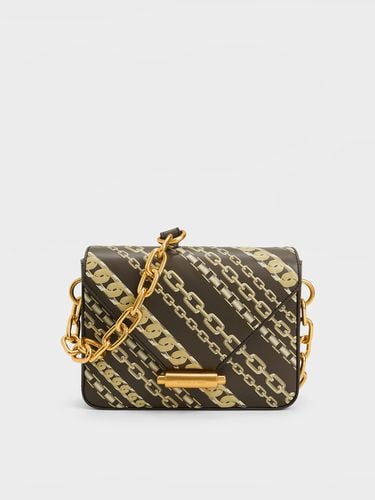 Charles & Keith - Lola Printed Envelope Crossbody Bag - Charles & Keith - Modalova