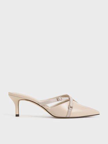 Charles & Keith - Grosgrain-Strap Pointed-Toe Mules - Charles & Keith - Modalova