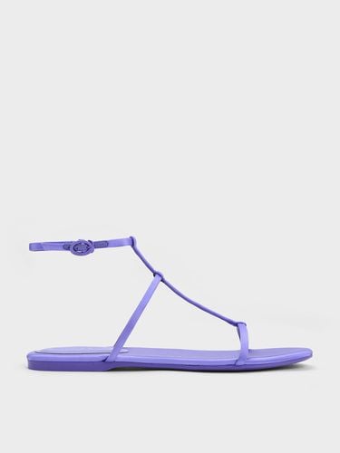 Charles & Keith - Recycled Polyester T-Bar Ankle-Strap Sandals - Charles & Keith - Modalova