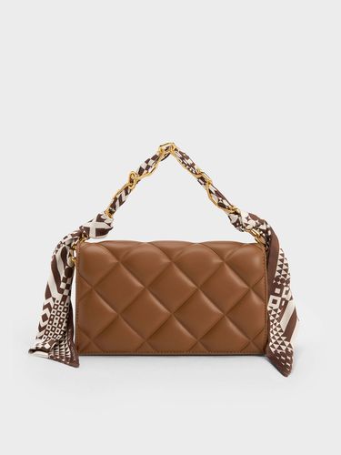 Charles & Keith - Alcott Scarf Handle Quilted Clutch - Charles & Keith - Modalova