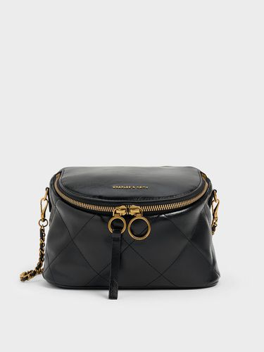 Charles & Keith - Apfra Quilted Crossbody Bag - Charles & Keith - Modalova