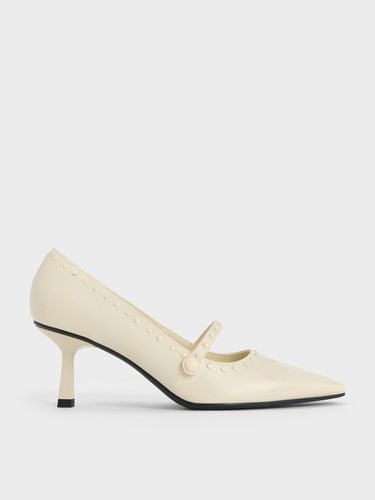 Charles & Keith - Studded Mary Jane Pumps - Charles & Keith - Modalova